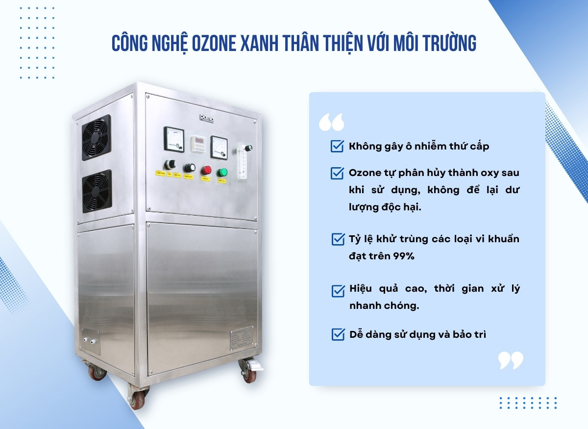 cong nghe may ozone cong nghiep rama ro