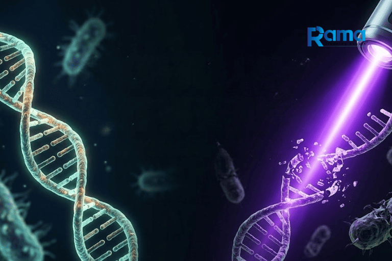 Nguyên lý tia UV-C 254nm phá hủy DNA vi khuẩn