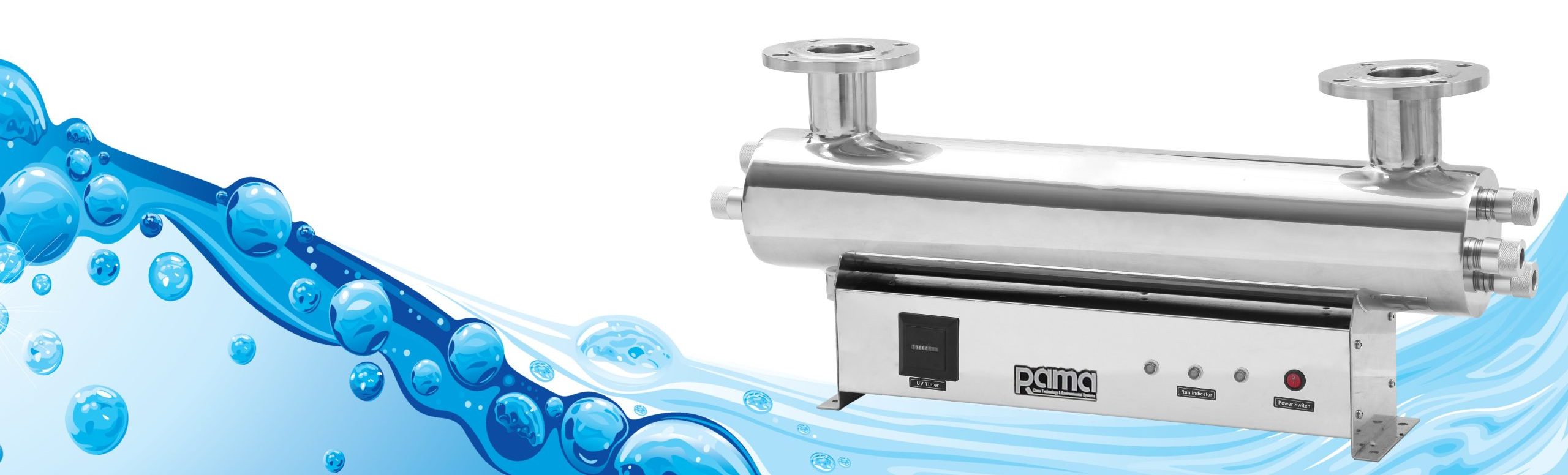 Thiết bị UV xử lý nước Rama RUS-4B80W-A