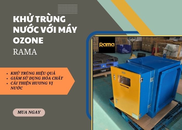 Khử trùng nước với máy ozone