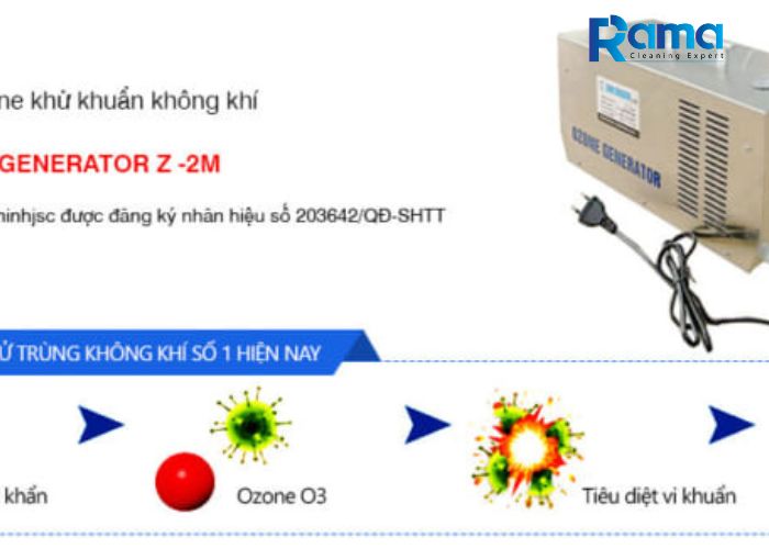 Tác dụng khử mùi của ozone