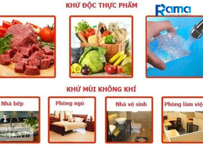 Tác dụng khử mùi của ozone