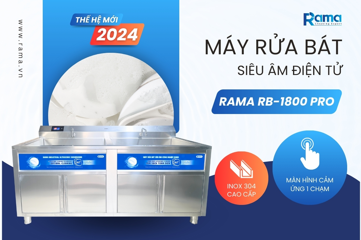 may rua bat sieu am rama rb 1800 pro 1