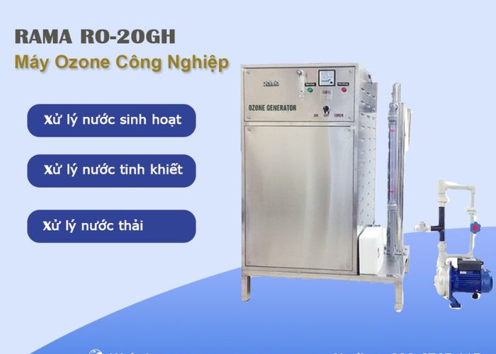 ứng dụng thực tế của máy ozone