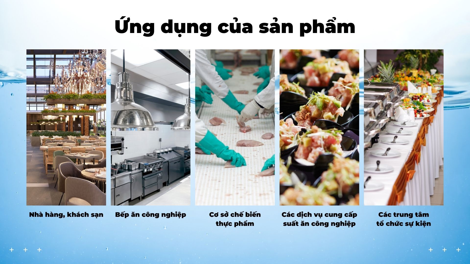 Ứng dụng của nước rửa bát máy rửa bát công nghiệp