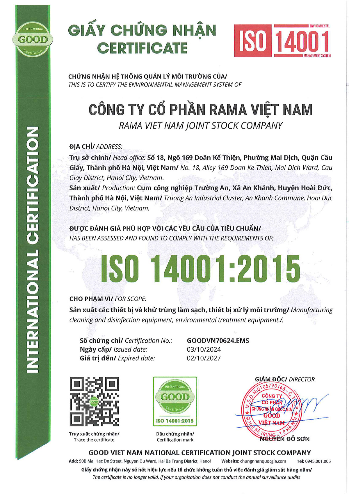 GCN ISO 14001 RAMA 1