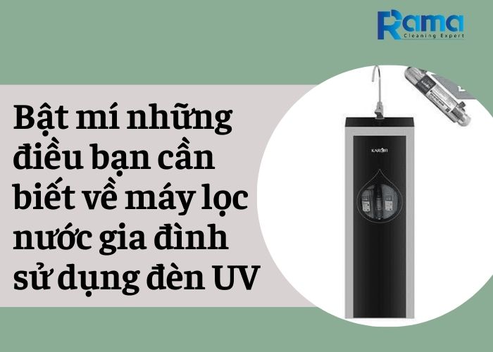 máy lọc nước gia đình sử dụng đèn UV