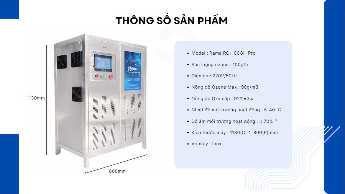 may ozone cong nghiep rama ro 100gh pro 3c