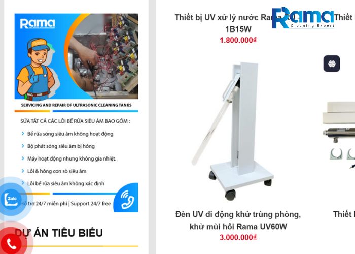 Mua đèn uv ở đâu tại TPHCM