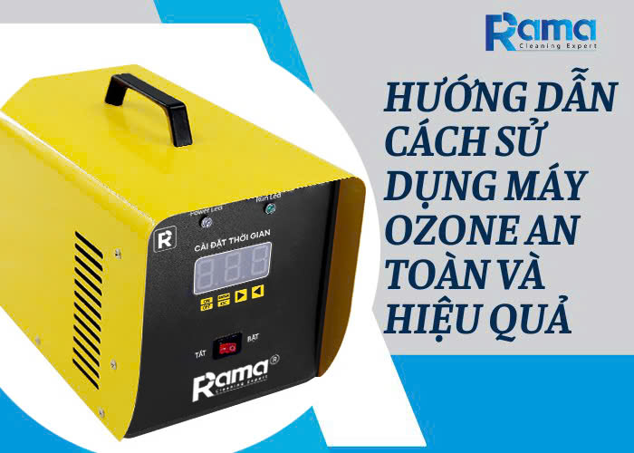 cách sử dụng máy ozone