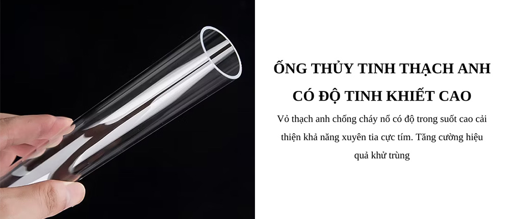 ong thuy tinh thach an den uv khu trung nuoc rama