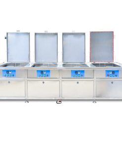 Bể rửa siêu âm 4 bồn có lọc tuần hoàn và sấy khô Rama GM-THS