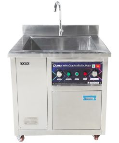 Máy rửa bát sóng siêu âm nhà hàng Rama RB800, công suất 1.2kW, dung tích 108L