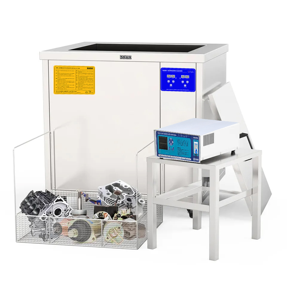 Bể rửa siêu âm công nghiệp RAMA GM135L dung tích 135 lít, công suất 1800W, 40kHz 4 1 GM135L