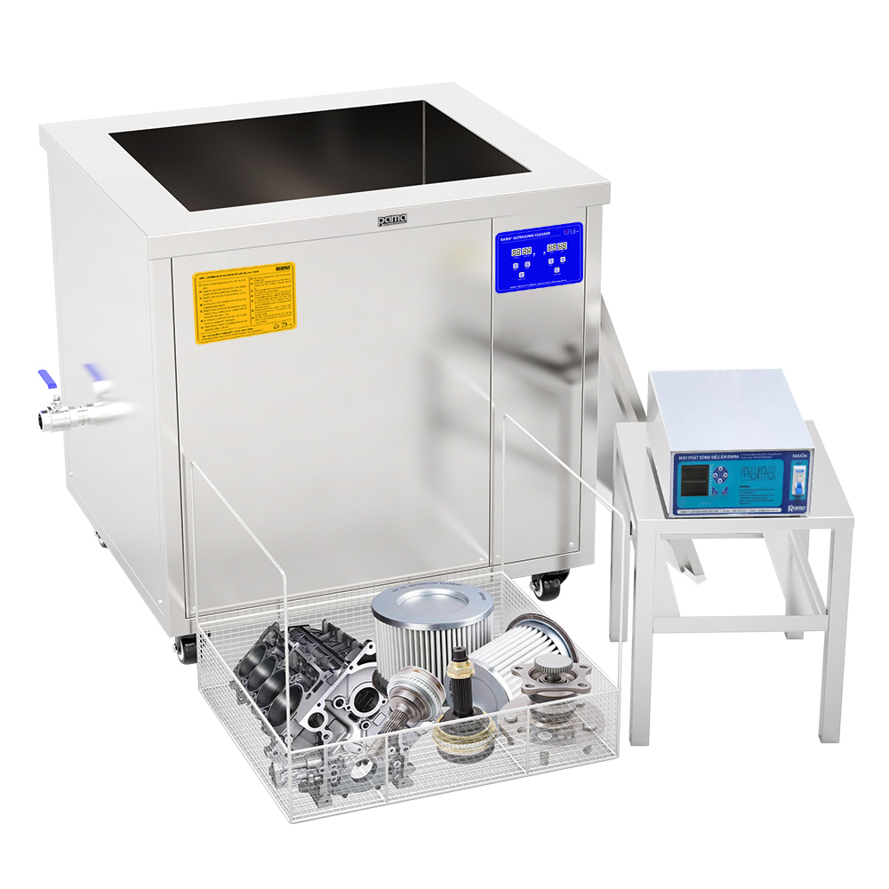 Bể rửa siêu âm công nghiệp RAMA GM135L dung tích 135 lít, công suất 1800W, 40kHz 1 1 gm135l 9