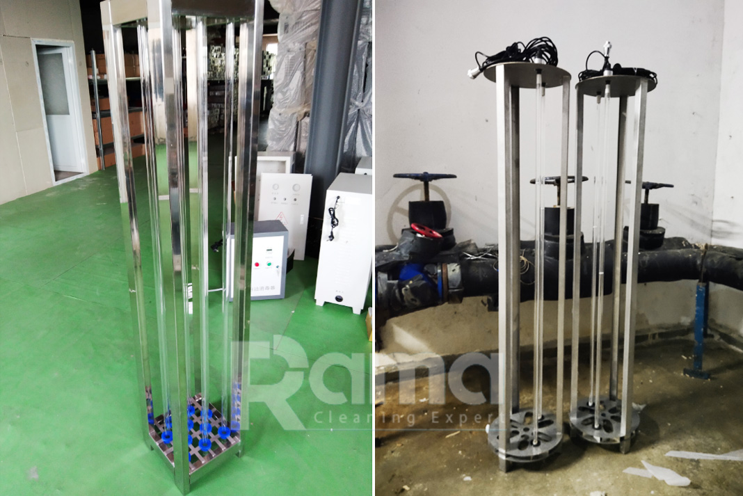 Đèn khử trùng UV nhúng nước Rama UVN 15 anh thuc te Rama UVN 3
