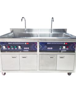 Máy rửa chén bát siêu âm công nghiệp Rama RB1500S cho nhà hàng quán ăn, công suất 1.5kW