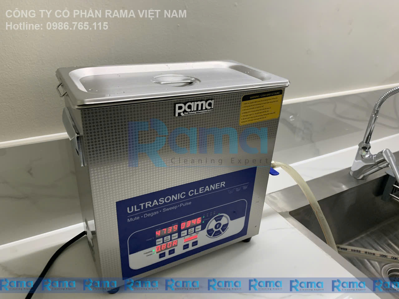 be rua sieu am rama rua dung cu spa thu y 6