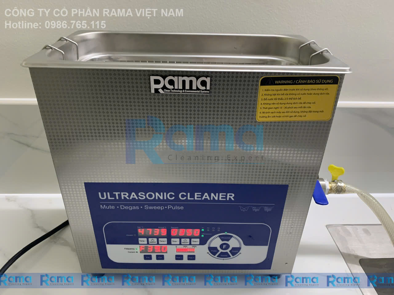 be rua sieu am rama rua dung cu spa thu y 7