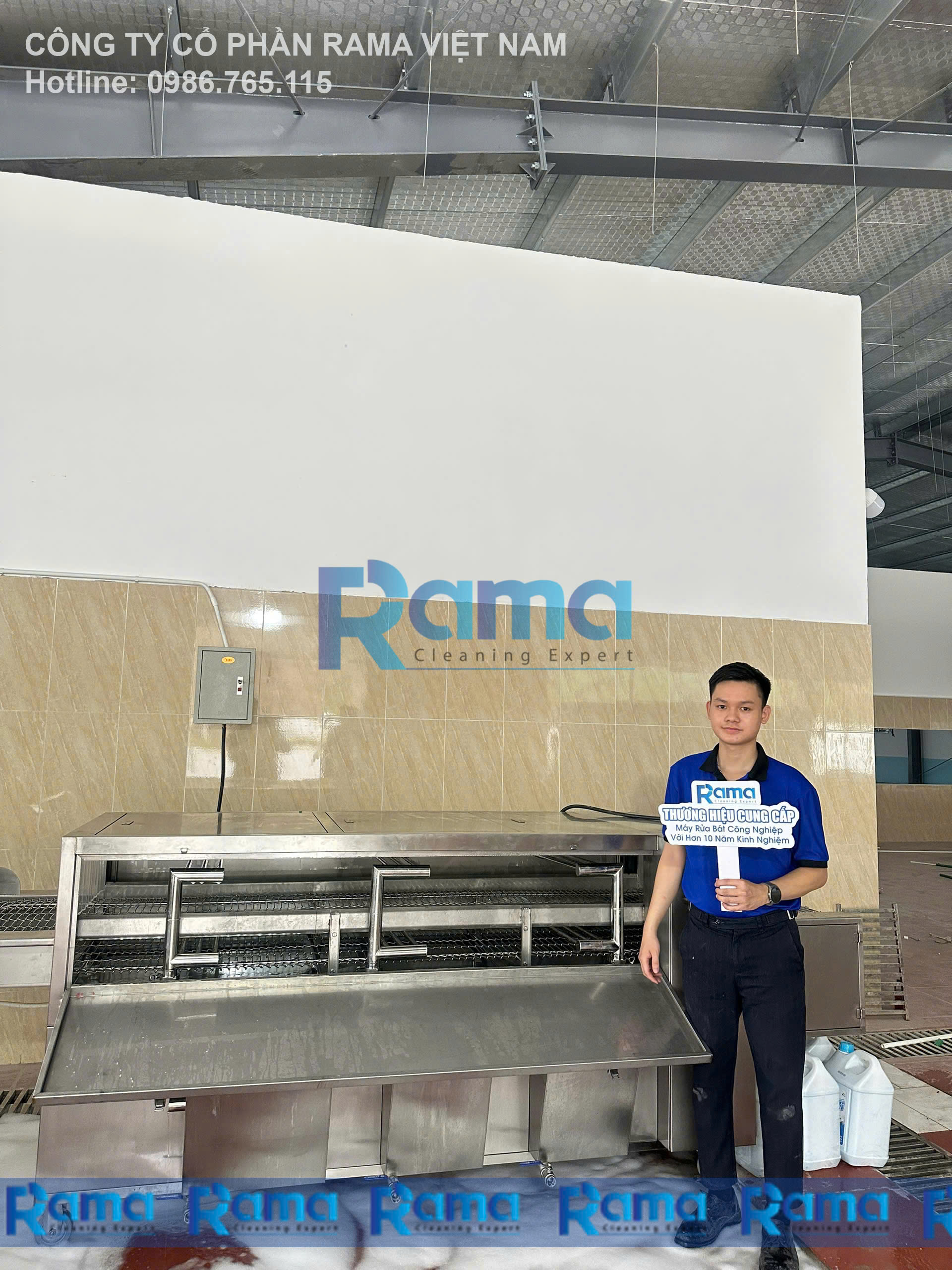 Từ "Núi" Khay Ăn Đến Quy Trình Làm Sạch Hoàn Hảo - Câu Chuyện Thành Công Với Máy Rửa Bát Băng Chuyền Rama Tại Cty Giày Chung Jye Bắc Kạn 6 Máy rửa bát băng chuyền