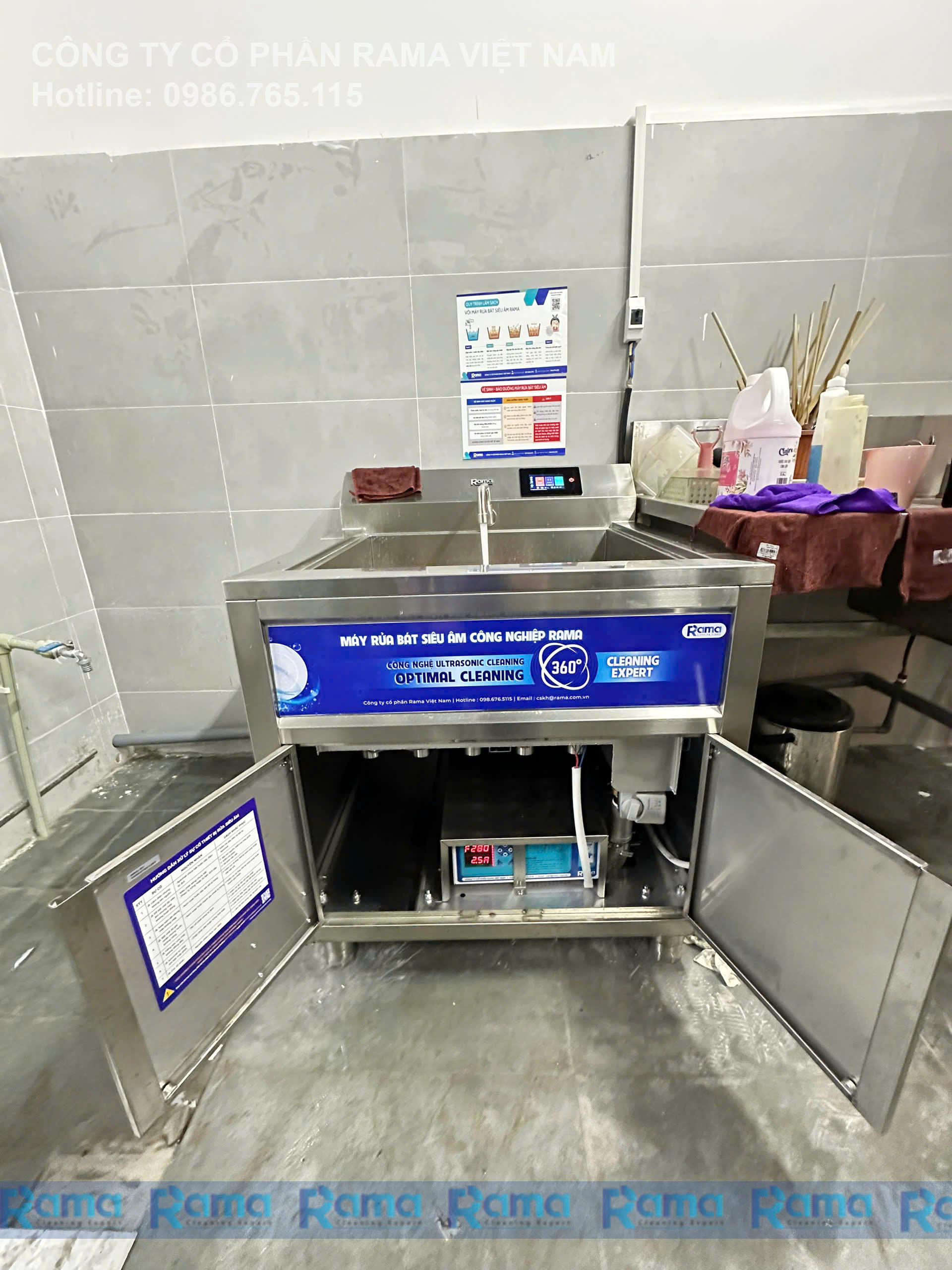 Máy rửa bát siêu âm