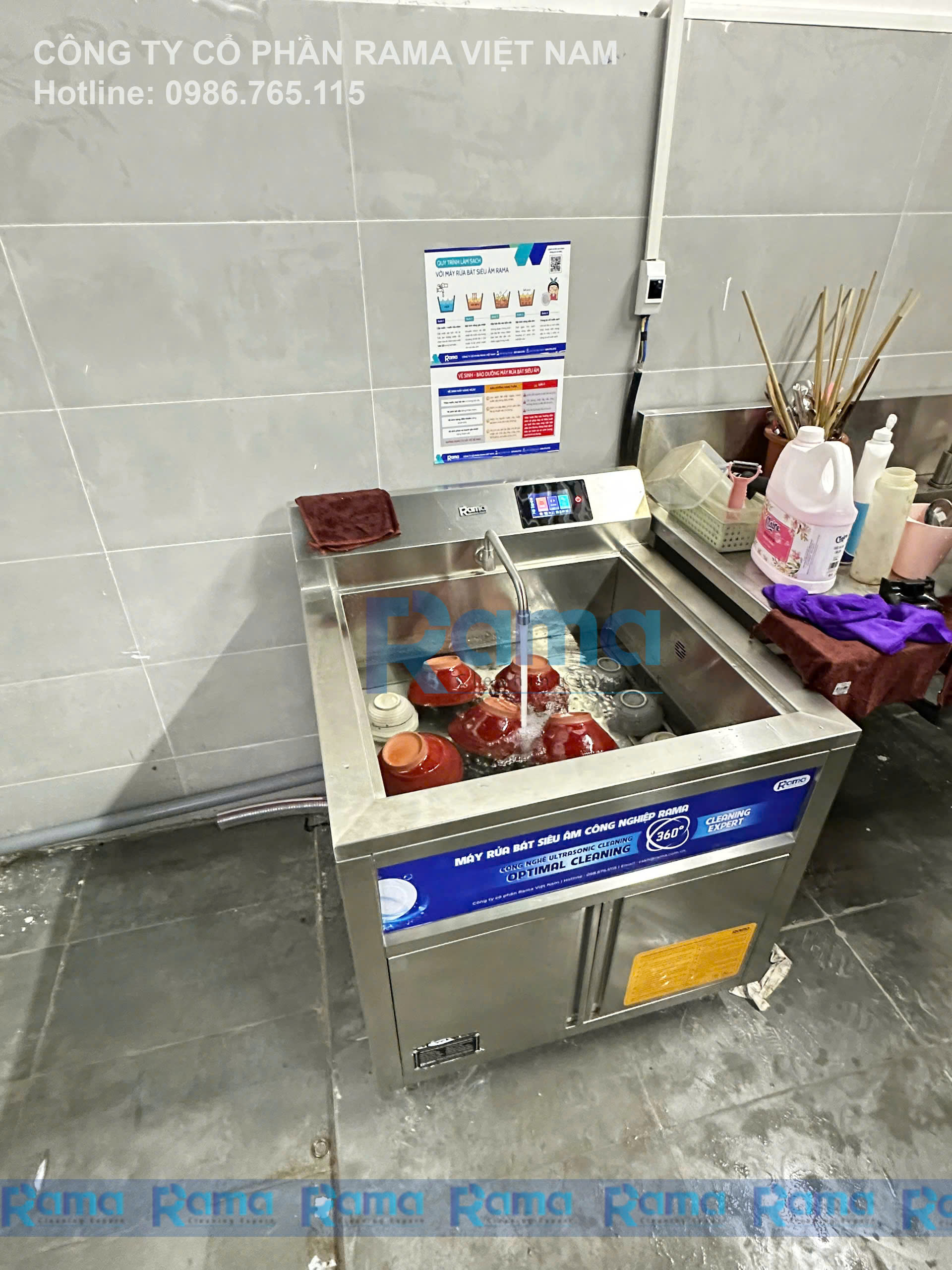 Máy rửa bát siêu âm