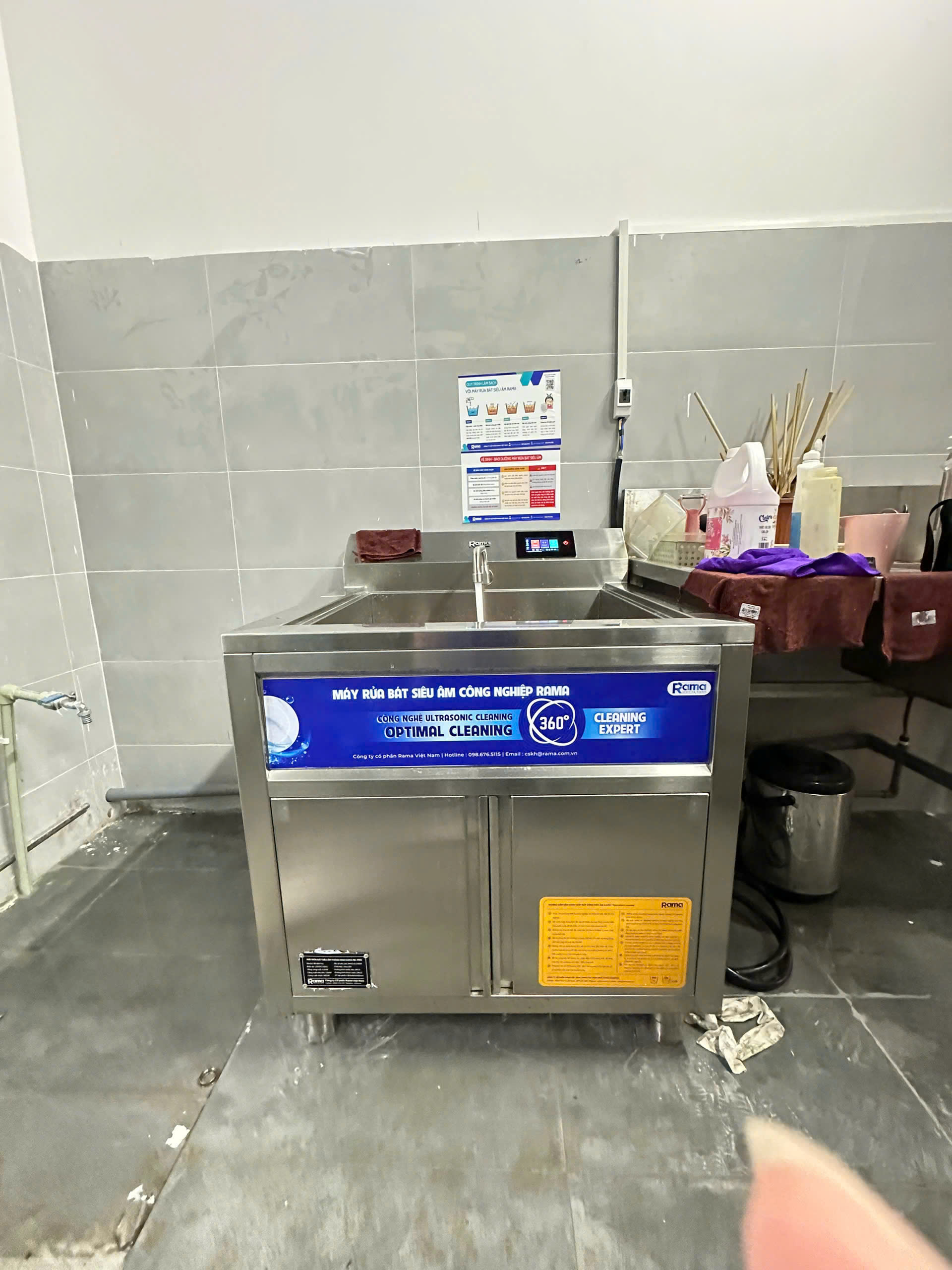 Máy rửa bát siêu âm