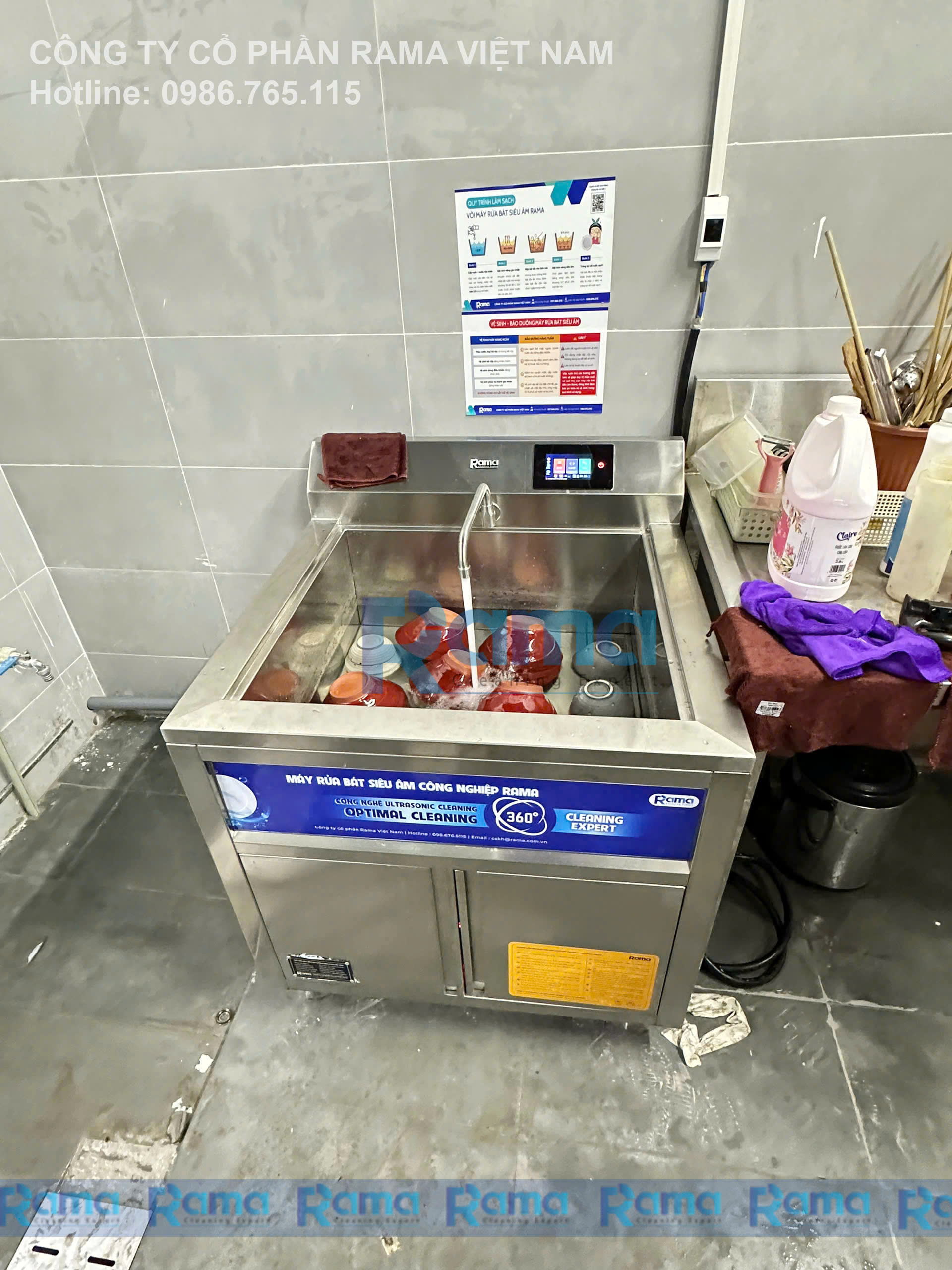 Máy rửa bát siêu âm