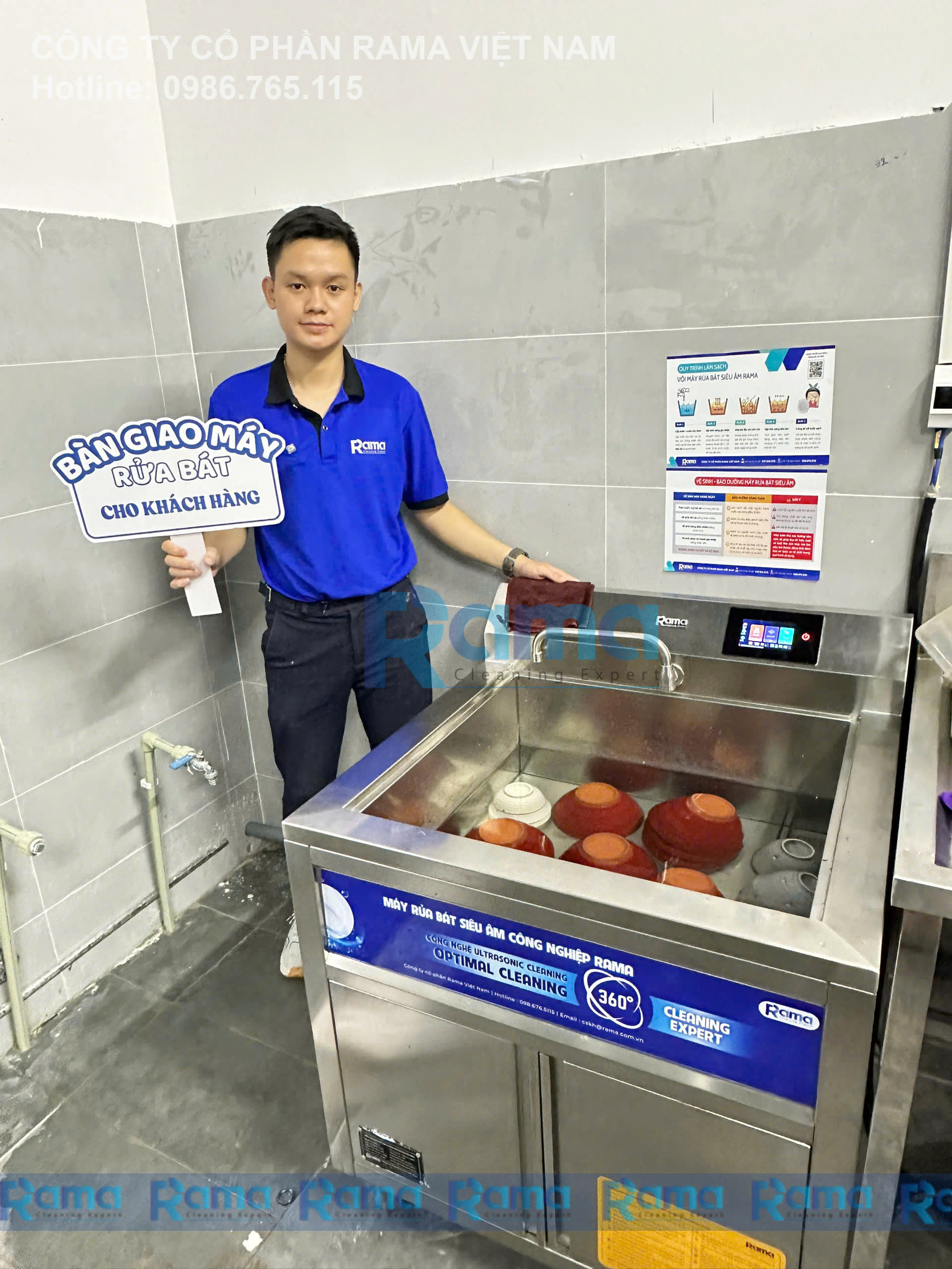 Máy rửa bát siêu âm