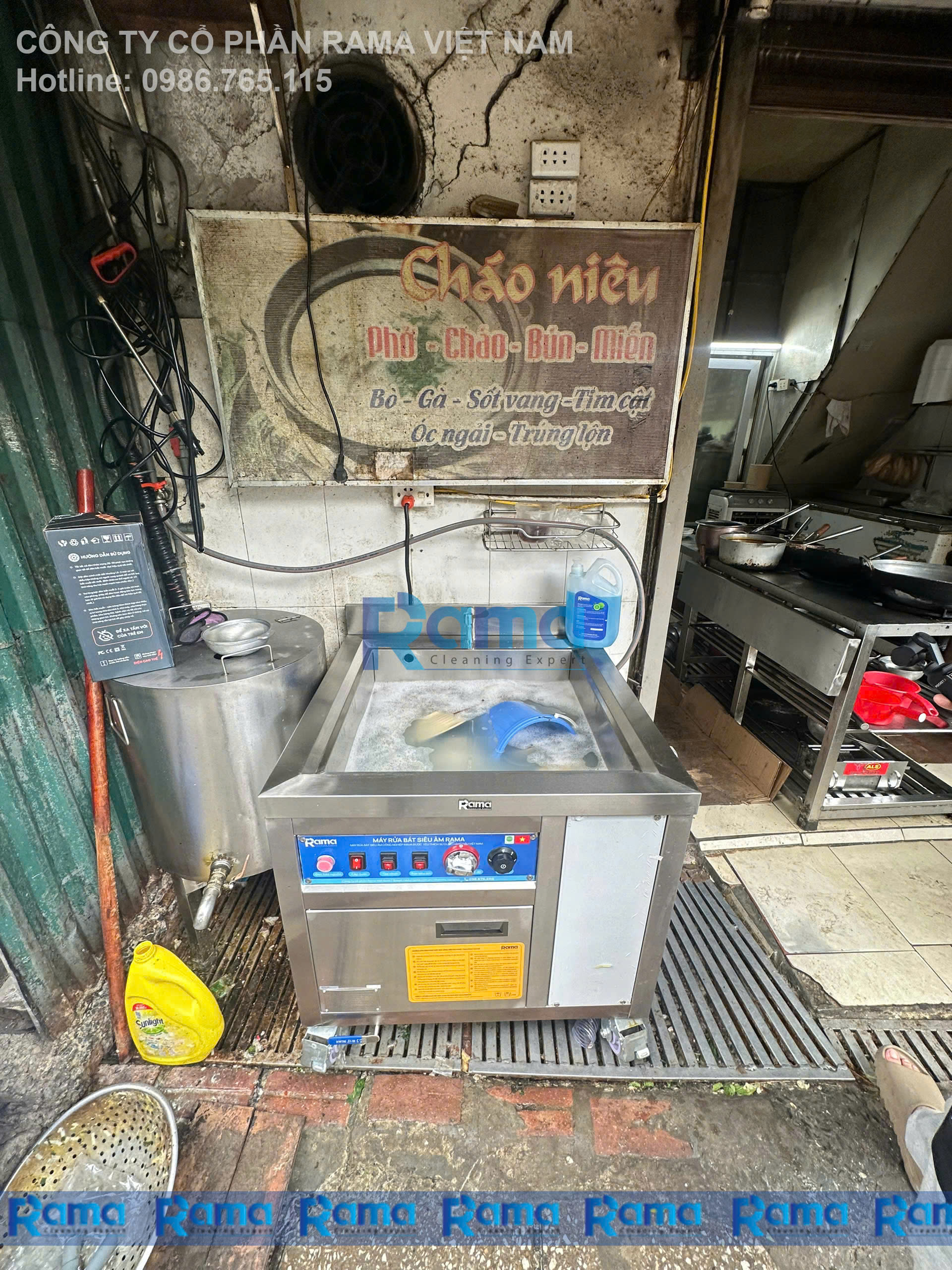 máy rửa bát siêu âm