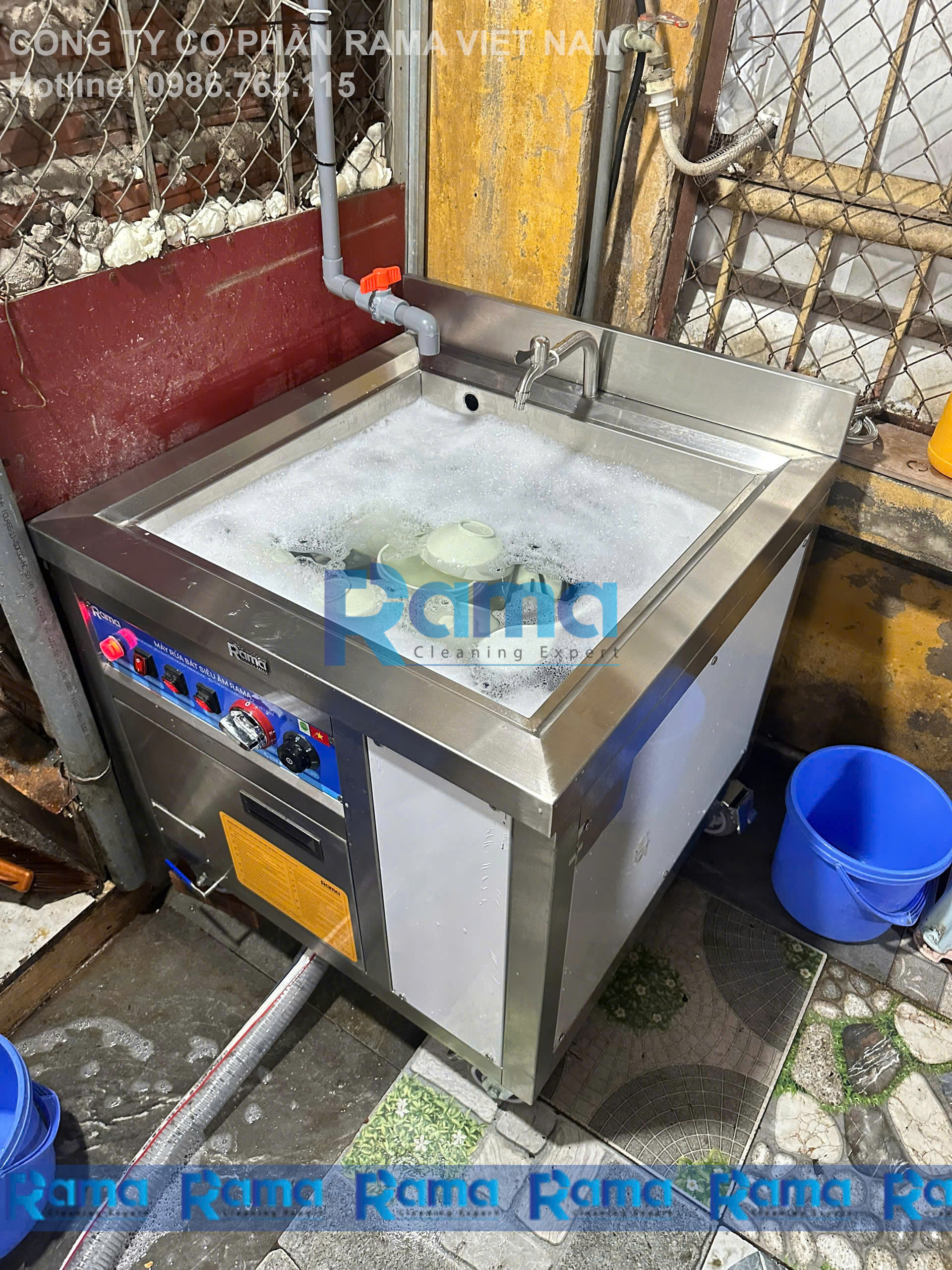 Máy rửa bát siêu âm