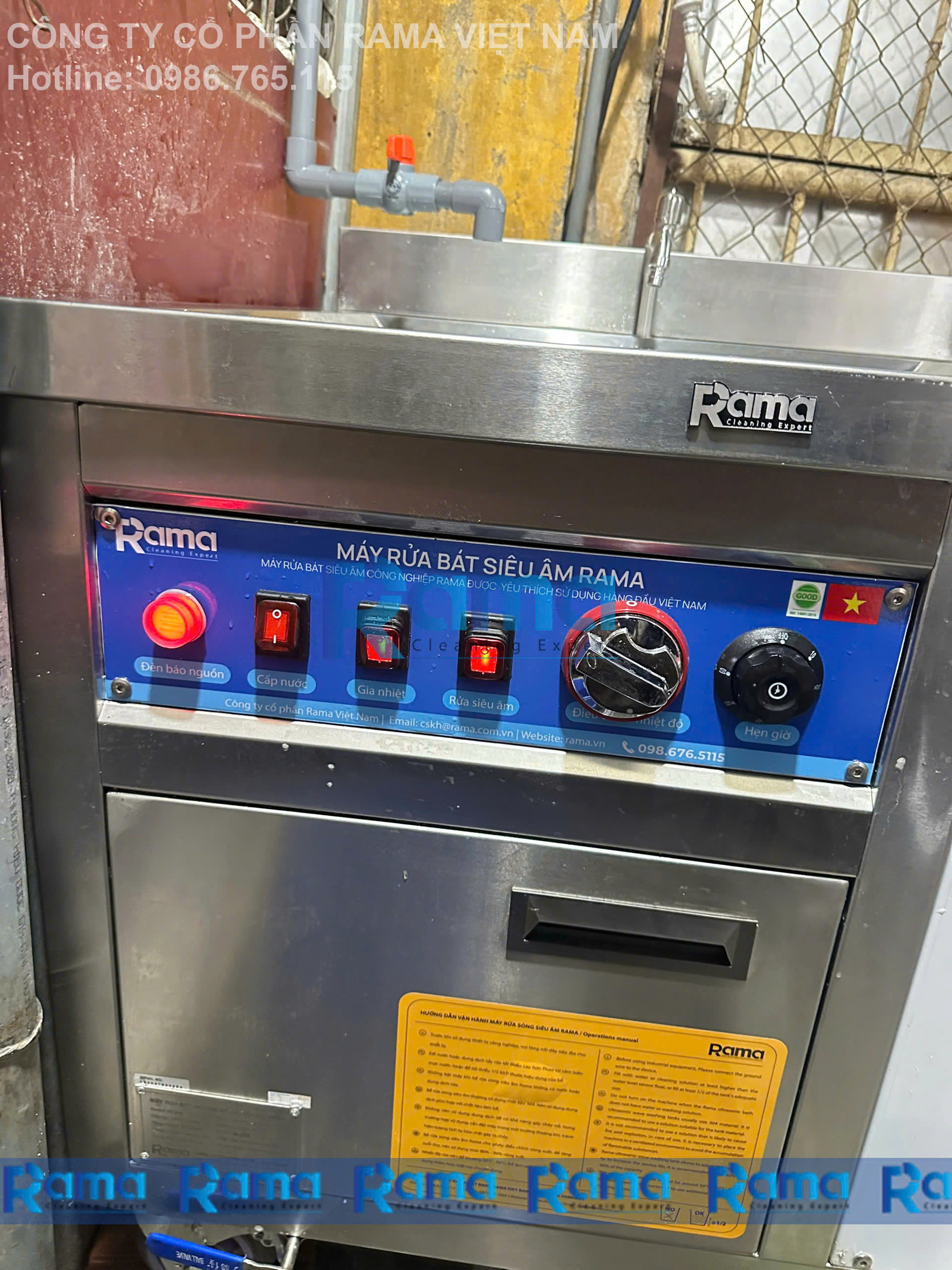 Máy rửa bát siêu âm