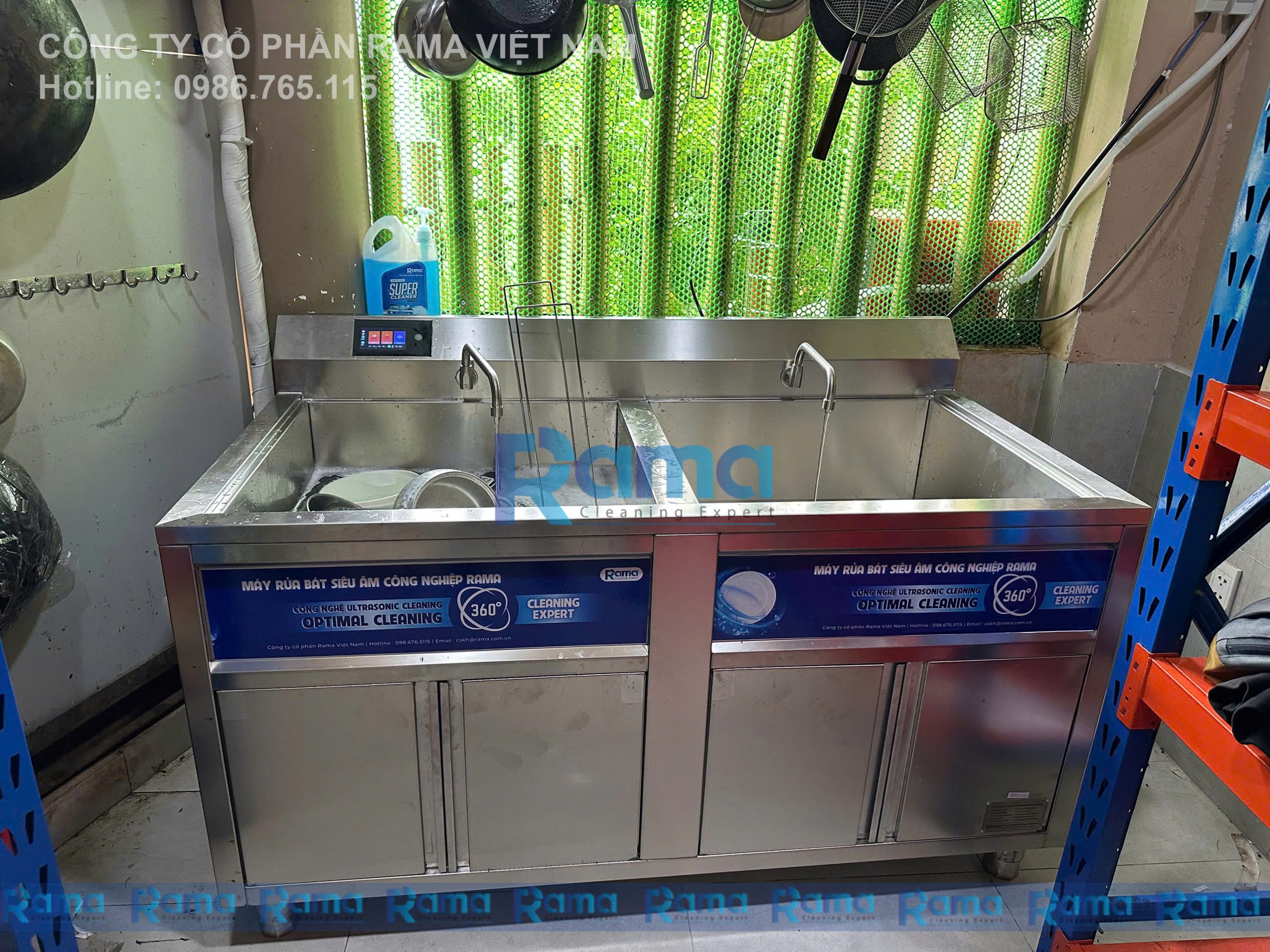Máy Rửa Bát Siêu Âm Rama RB-1500S Pro - Giải Pháp Tối Ưu Hóa Vận Hành Tại Nhà Hàng Khu Du Lịch Sinh Thái Của Anh Ngô Tùng Lâm 6 Máy rửa bát siêu âm