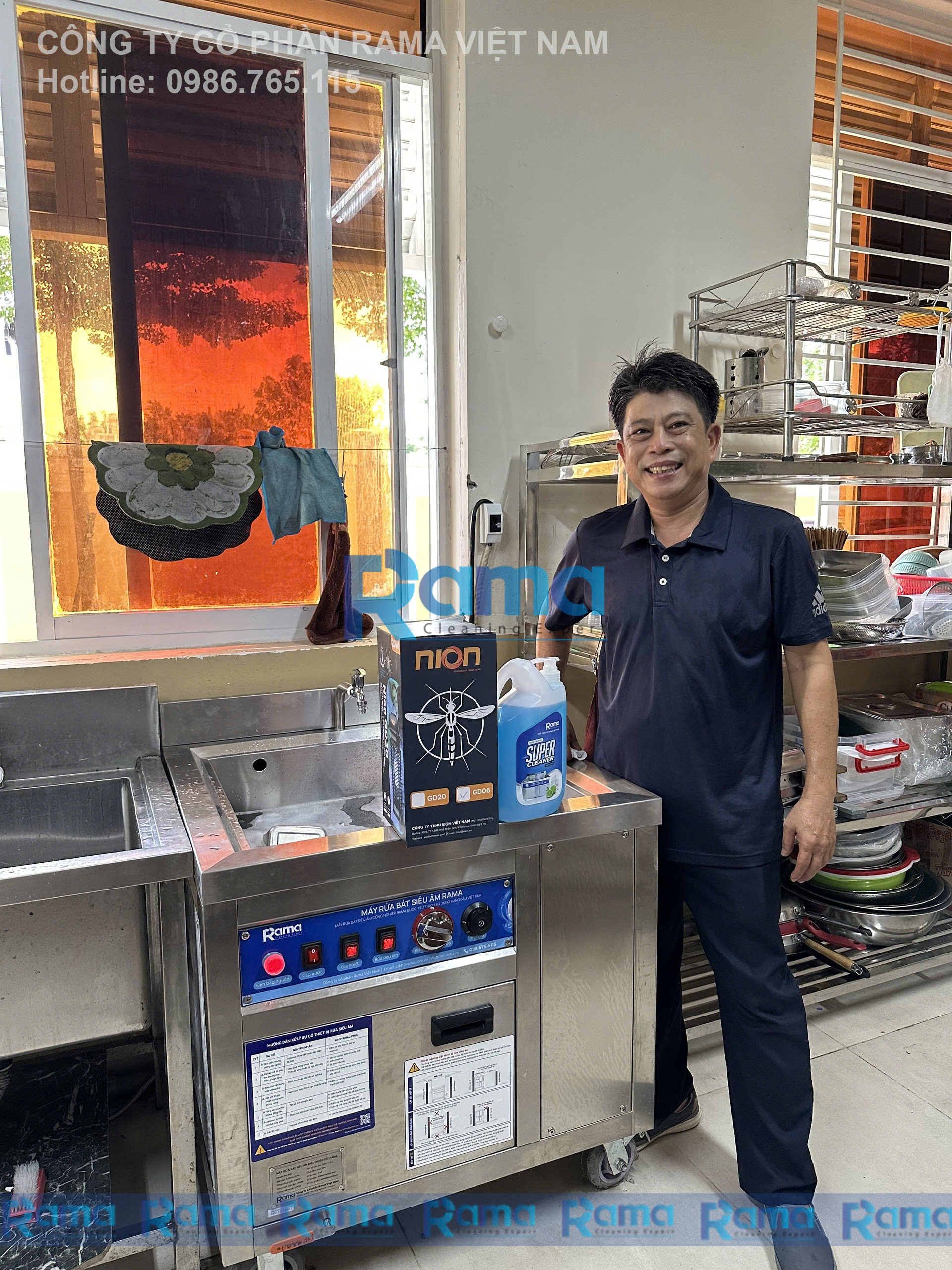 máy rửa bát siêu âm