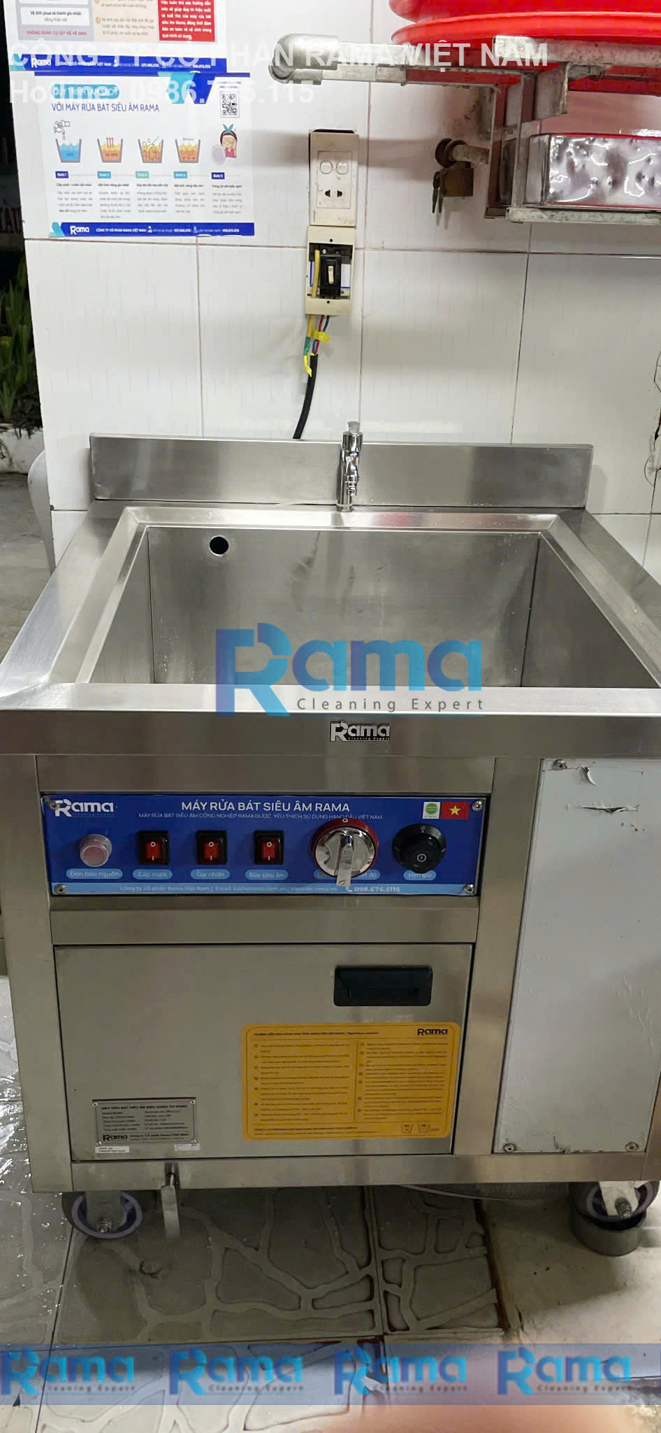 Quán Ăn Của Anh Ninh Tại Núi Thành, Quảng Nam Đã Vượt Qua Giới Hạn Làm Sạch Nhờ Máy Rửa Bát Siêu Âm Như Thế Nào? 5 rửa bát siêu âm