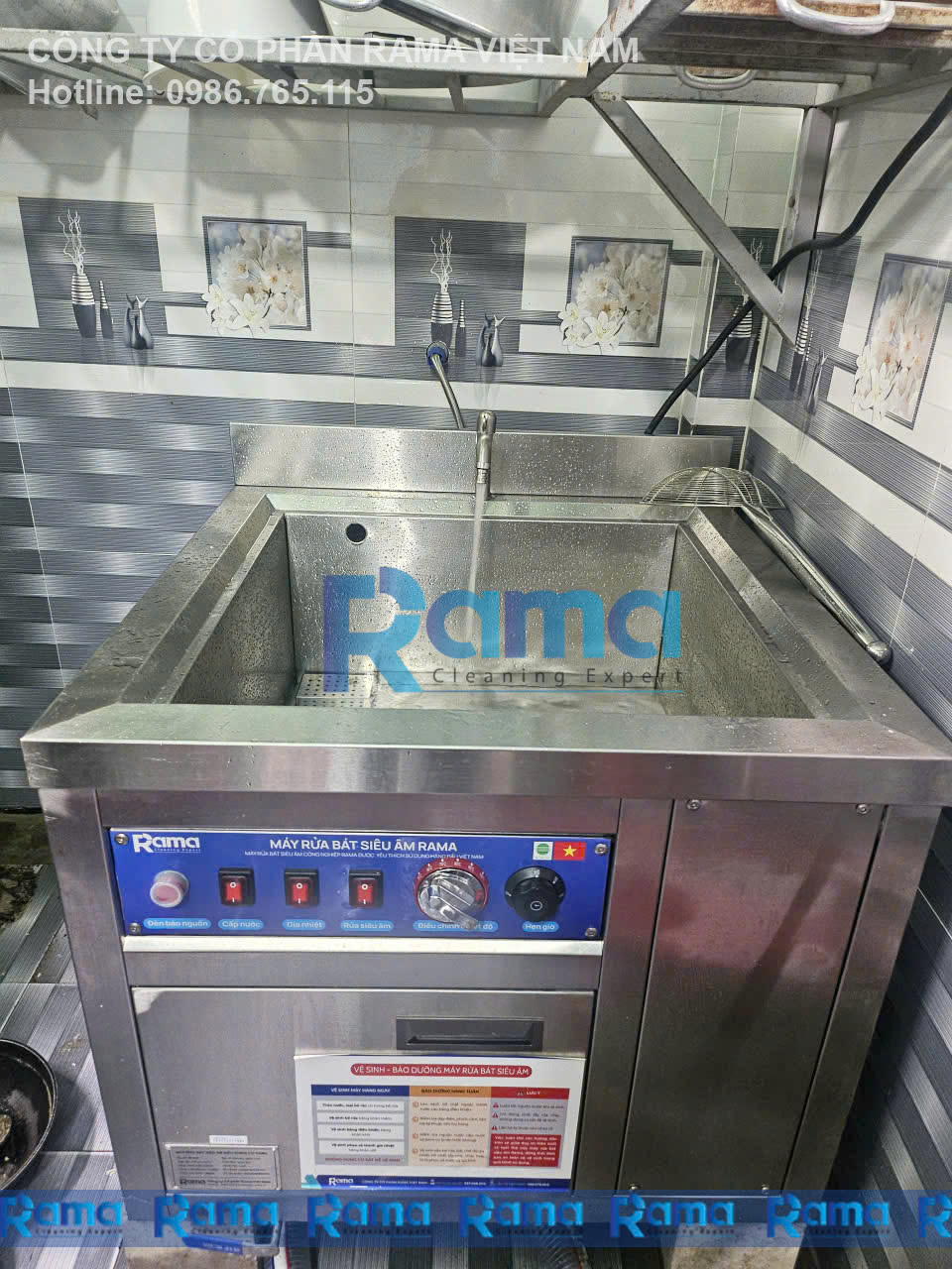 Máy rửa bát sóng siêu âm
