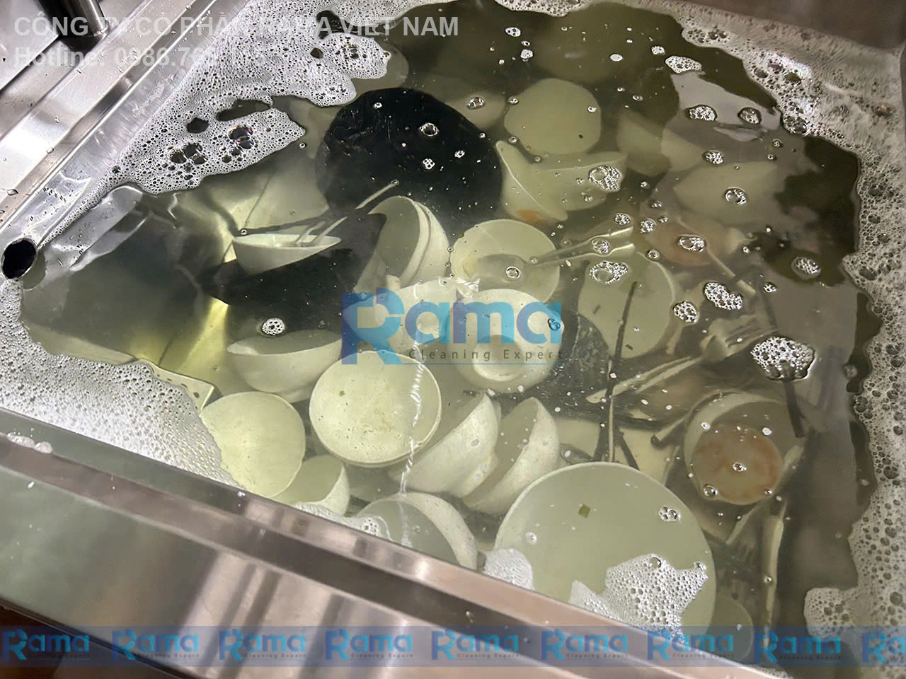 máy rửa bát sóng siêu âm