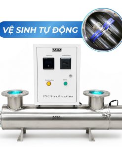 Thiết bị UV xử lý nước có vệ sinh tự động Rama RU-AC