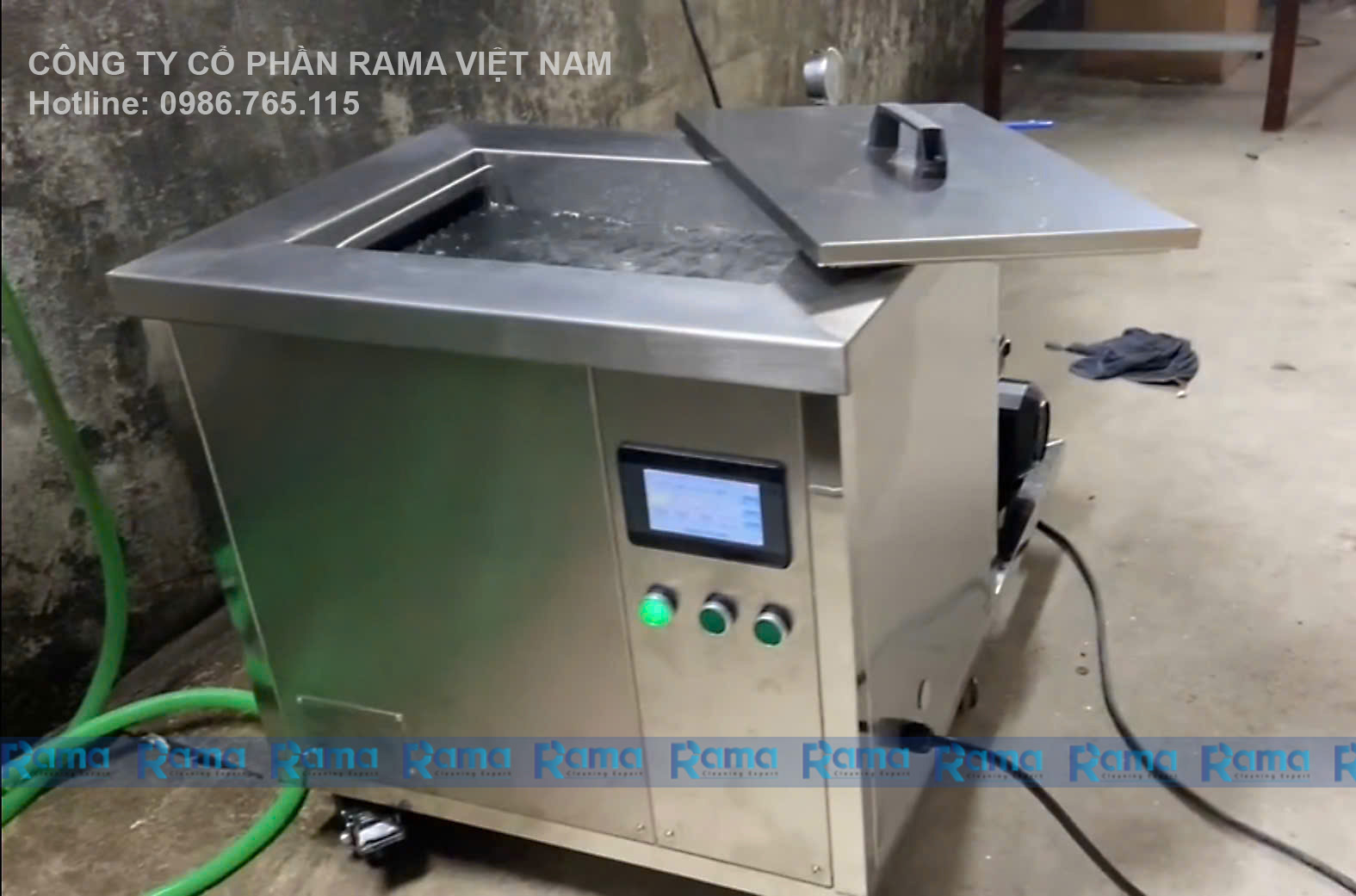 Máy Rửa Siêu Âm Công Nghiệp Rama GM40L Pro PLC Với Hệ Thống Lọc Tuần Hoàn Thông Minh - Tiêu Chuẩn Chính Xác Tại Sân Bay Long Thành 6 rửa siêu âm