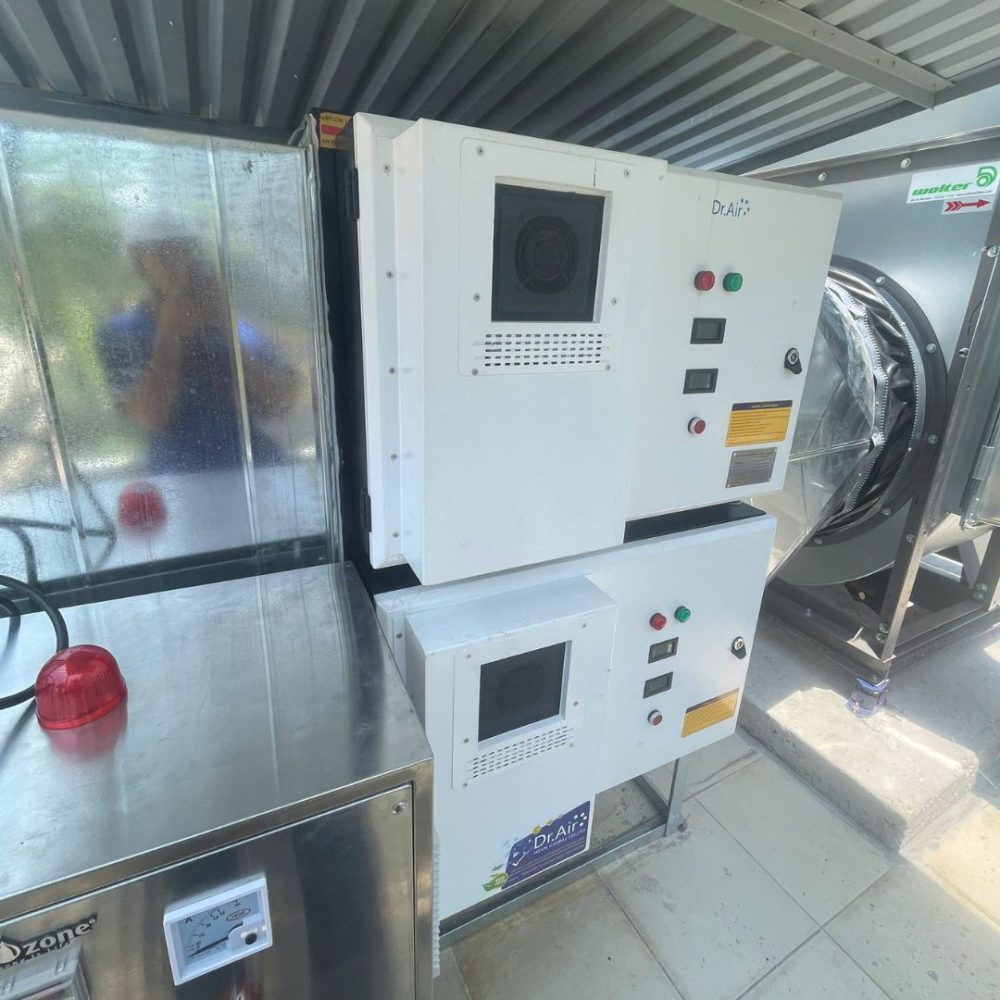 Máy lọc tĩnh điện xử lý khói bếp công nghiệp Dr.Air KT16000 7 Máy lọc tĩnh điện Dr.Air KT công suất lớn