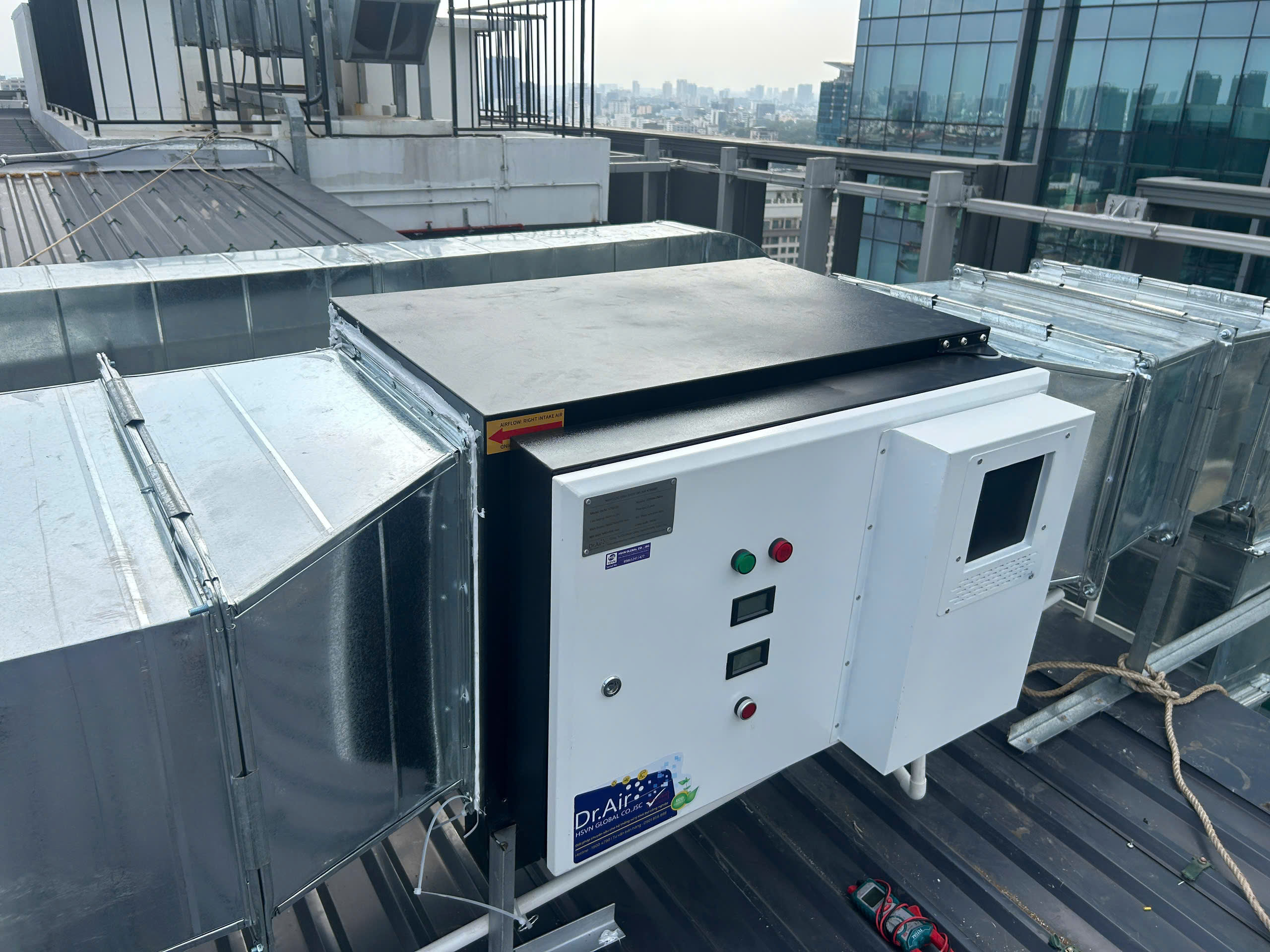 máy lọc tĩnh điện khói bếp kt6000