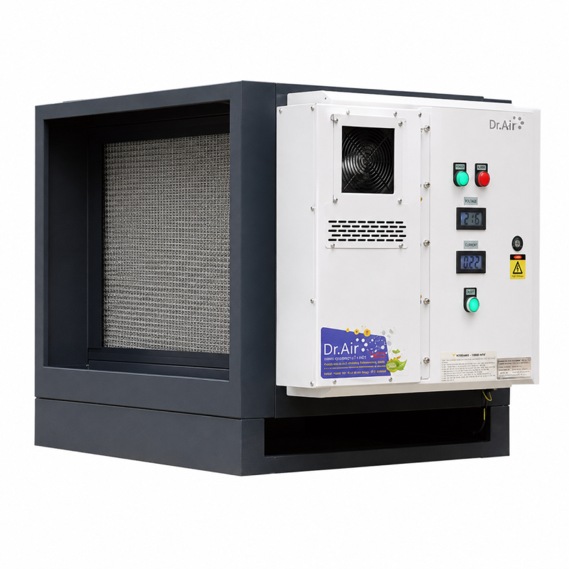 Máy lọc tĩnh điện Dr.Air KT10000 bên trái