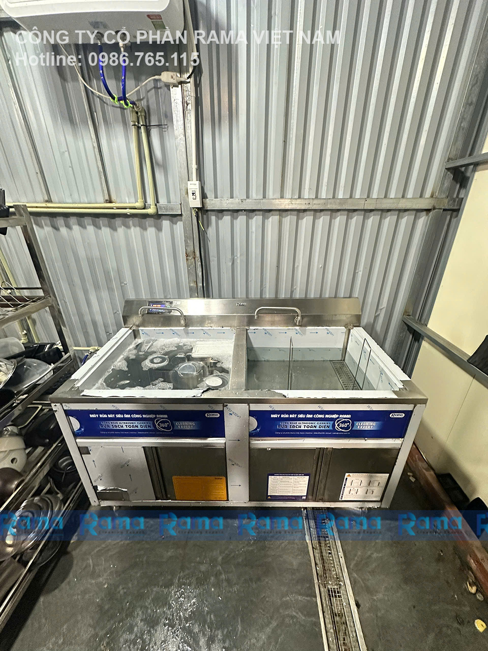 Máy rửa bát siêu âm