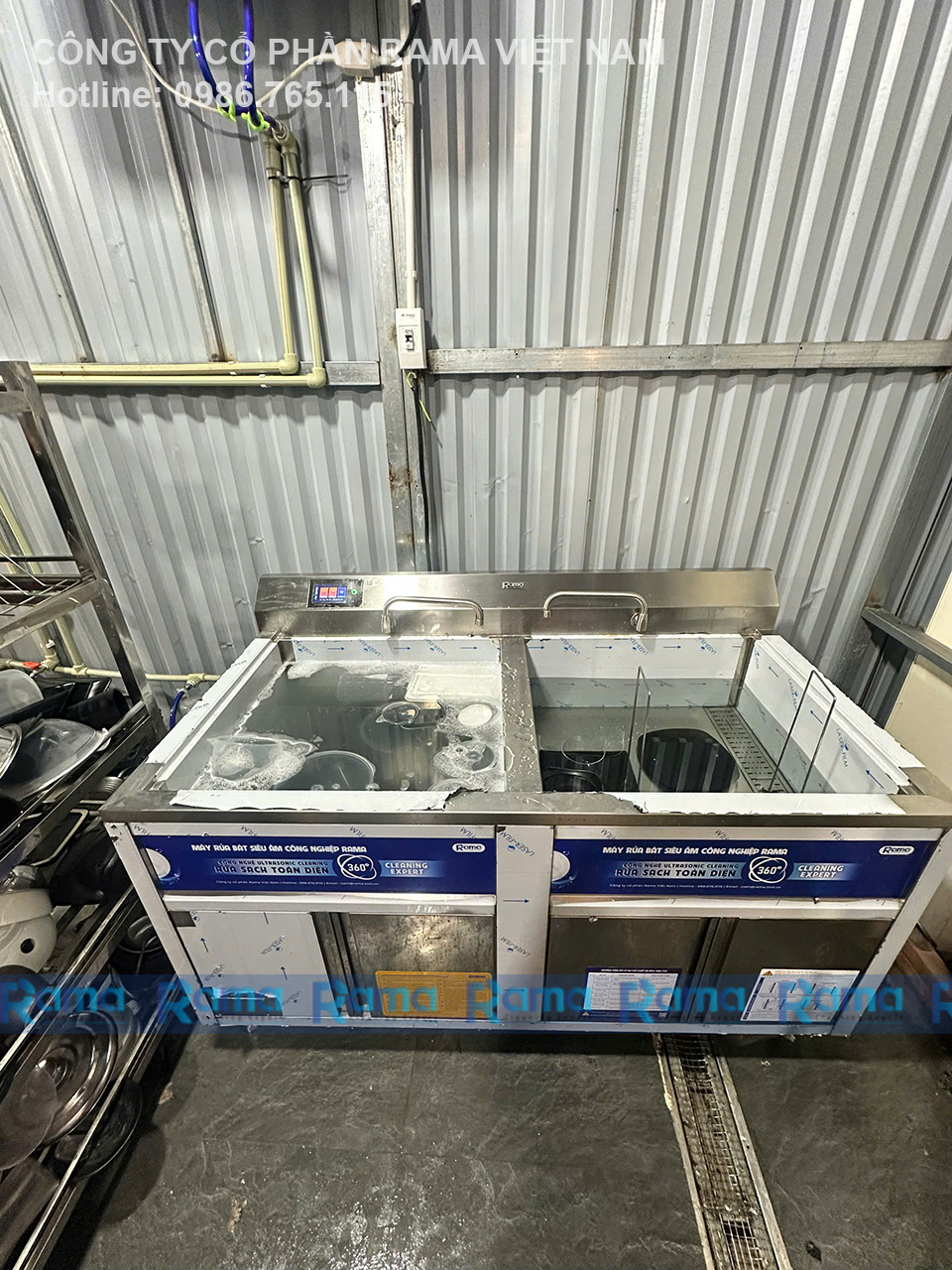 Máy rửa bát siêu âm