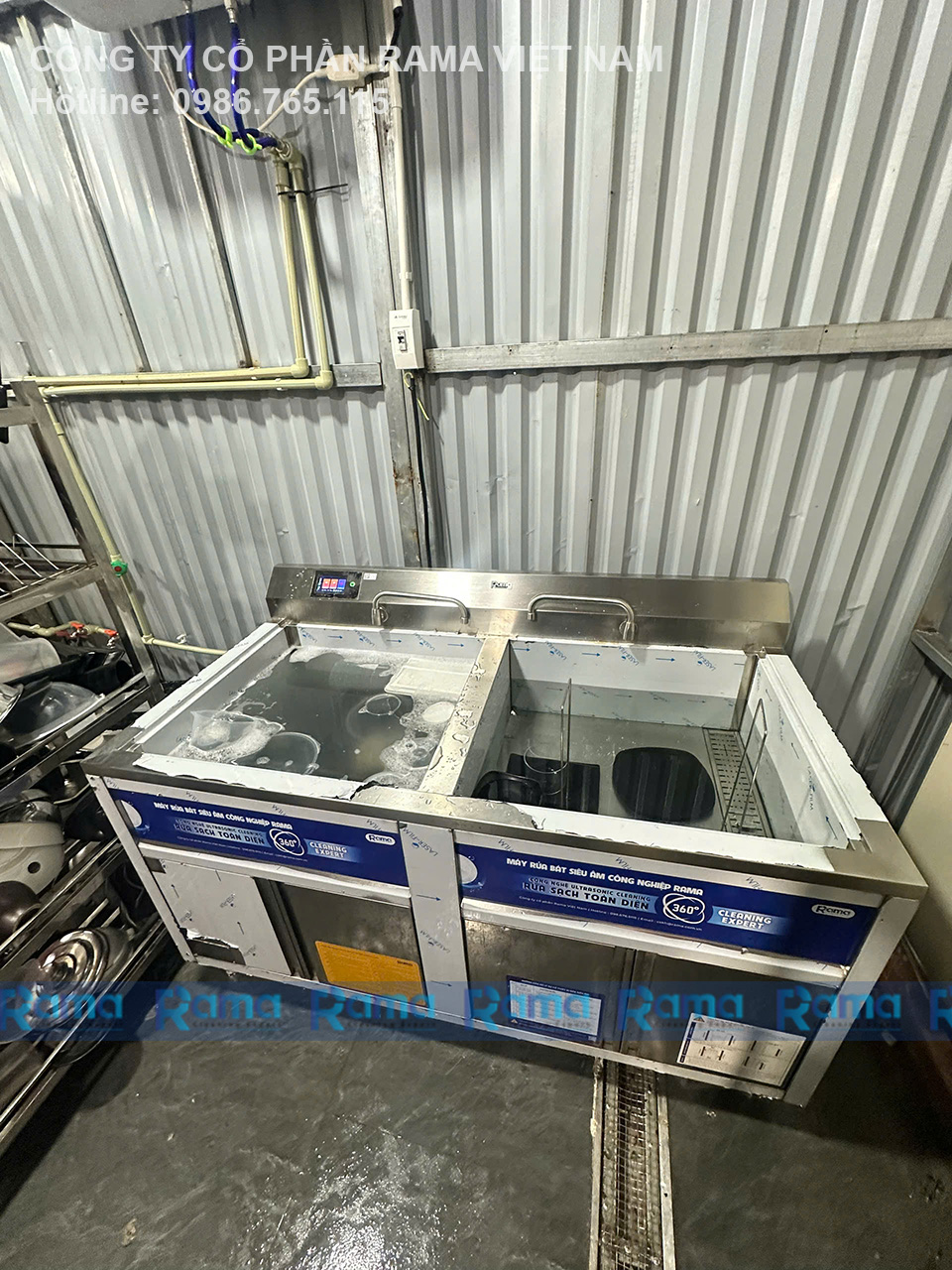 Máy rửa bát siêu âm