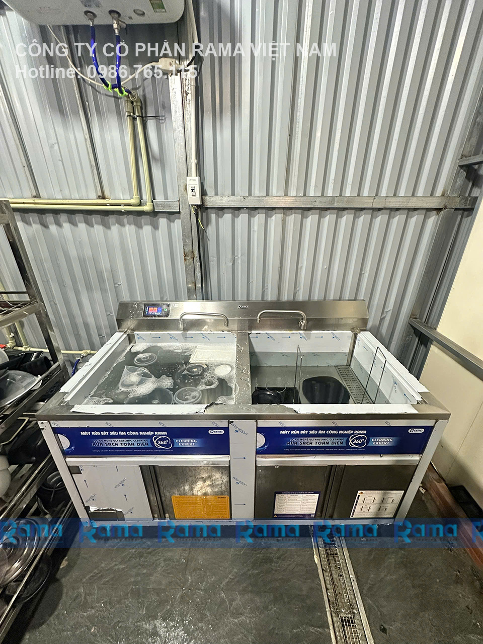 Máy rửa bát siêu âm