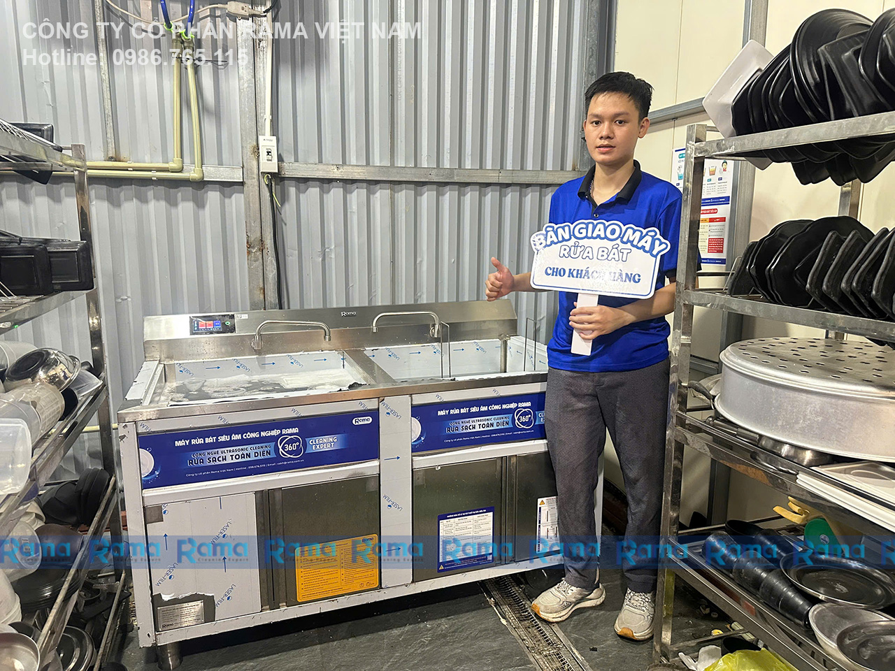 Máy rửa bát siêu âm