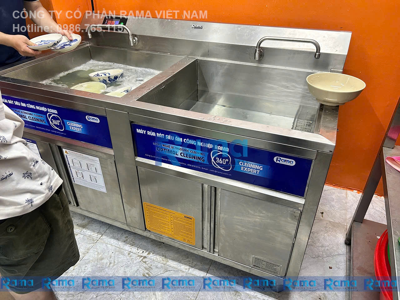 Máy rửa bát siêu âm