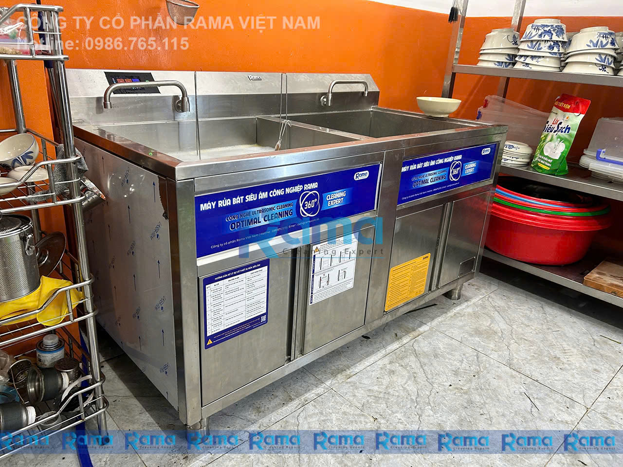 Máy rửa bát siêu âm