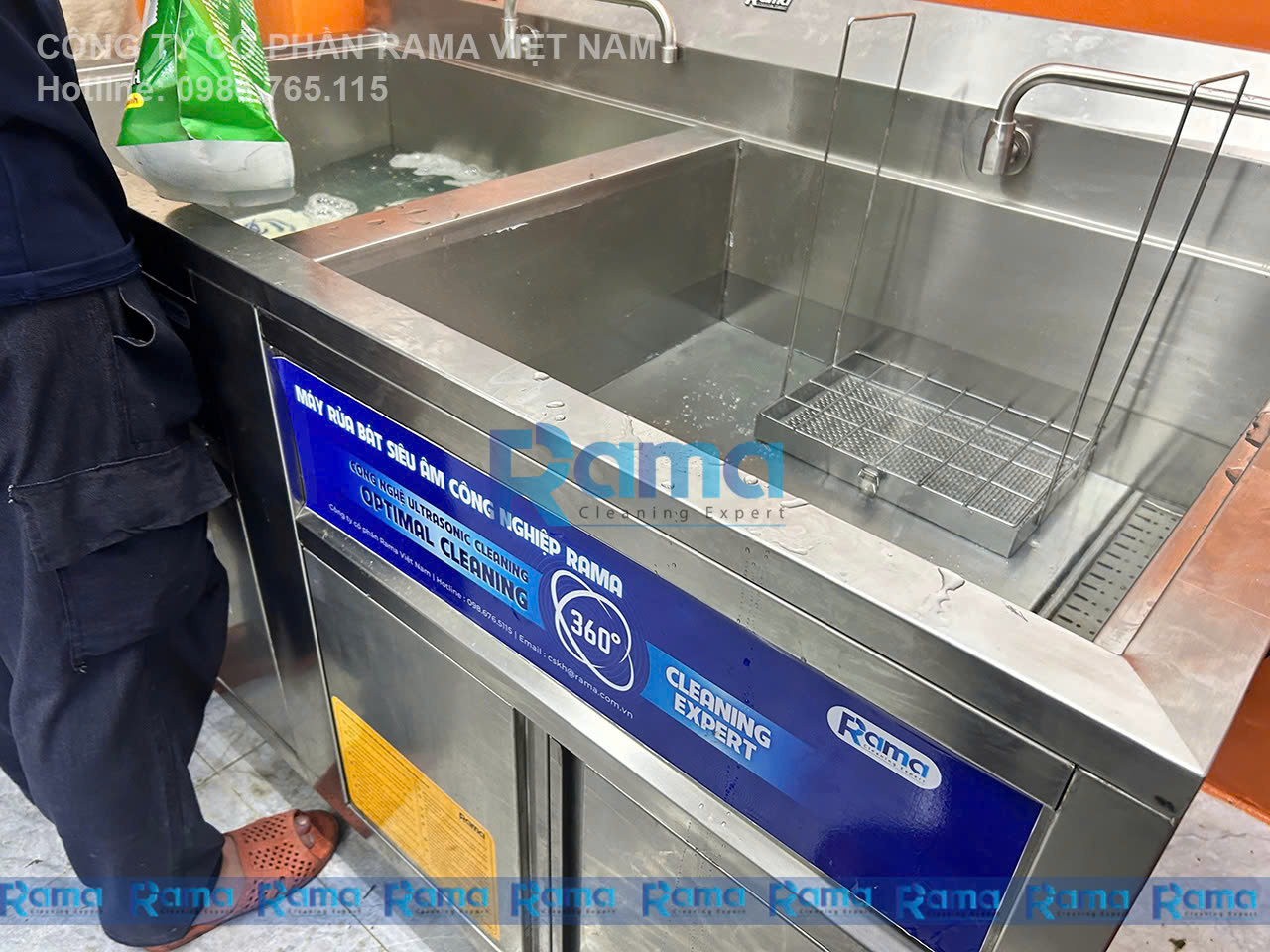 Máy rửa bát siêu âm